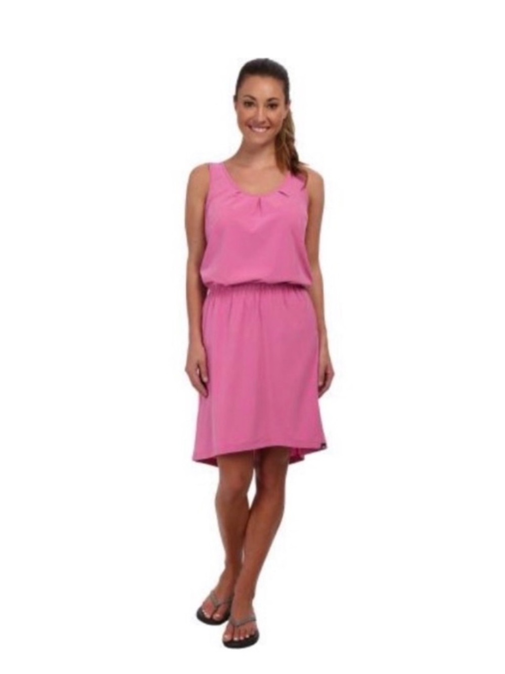 The North Face Taggart Dress Tank Pink US 10 UPF 50 Lightweight Quick Dry - Picture 2 of 12